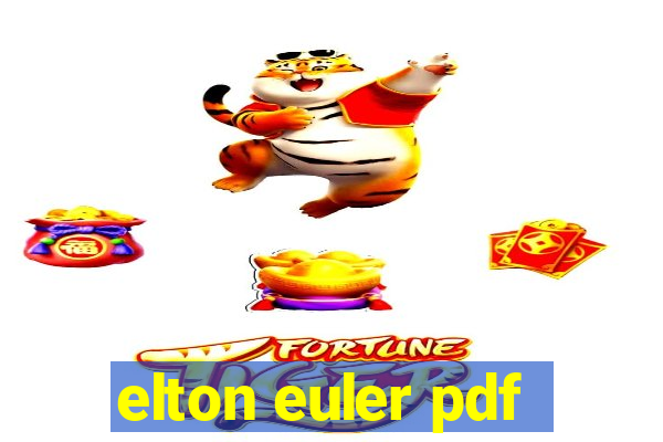 elton euler pdf